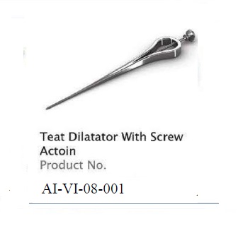 TEAT DILATATOR WITH SCREW ACTION